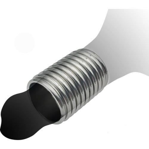 Screw Threaded Male Metal Penis Sleeve Stainless Steel Cock Ring Penis Pendant Stretcher Exercise Mastubation Sex Toys for Men
