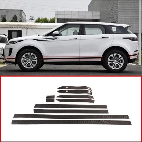 10 Pcs/Set ABS For Range Rover Evoque L551 2019-2020 Car Side Door Body Molding Strips Cover Trim Exterior Car Accessories