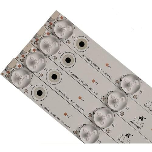 9pcs/lot original quality LED backlight 48inch TV LE48M90A LE48D8600 4C-LB480T-YH1HP TMT-48B2600-3030C-8S1P