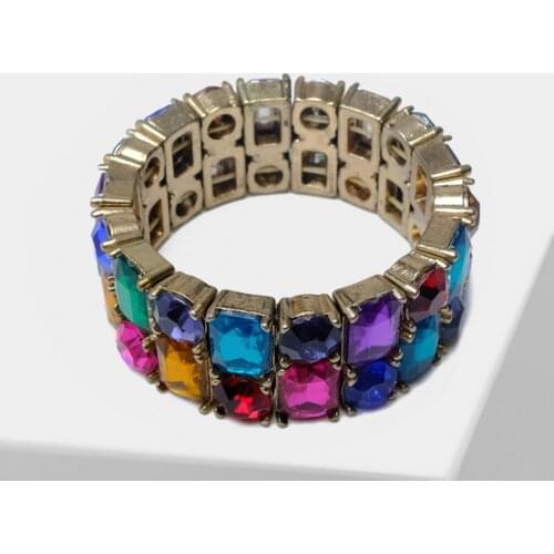Amorita boutique Acrylic round colored bracelet