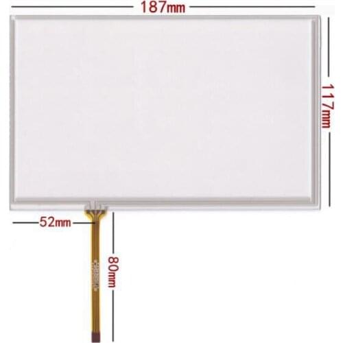 8 inch Audi A6L A8 car touch screen handwriting DVD navigation screen 187*117