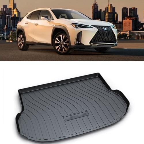 Black Auto Trunk Rear Trunk Cargo Liner Mat Floor Tray Carpet Fit For Lexus UX 2019 2020 2021 Car Styling