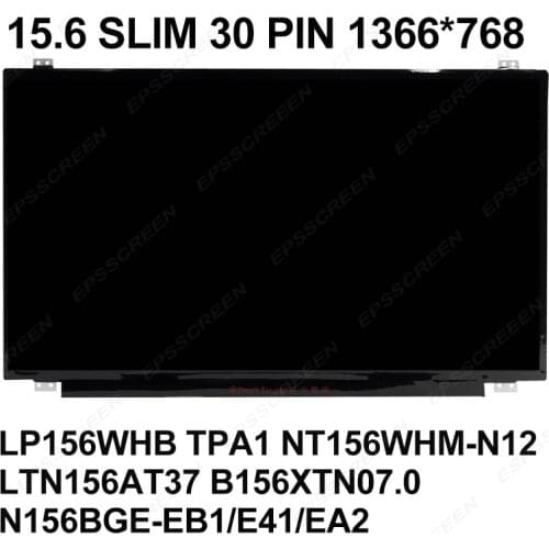 LAPTOP SCREEN 15.6 SLIM EDP PANEL 5-7548 15R-3542 G5-80 B50-40 EX2519 N15W4 F153 F1531 V5-571 R557L X504L V505L F554L MONITOR