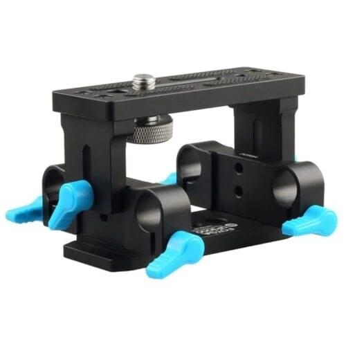 FOTGA DP3000 Tripod Mount 15mm Rod Support Base Plate for Follow Focus HD DSLR Camera