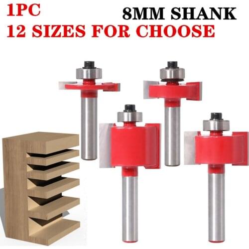 1pc 8mm Shank "T" Type Biscuit Joint Slot Cutter Jointing/Slotting Router Bit Wood Working Cutter Bits