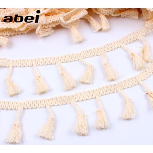 3Yards 5cm Tassel Fringe Lace Ribbon DIY Clothes Sofa Curtain Edge Wrapping Decors Wedding Party Crafts Ribbon Trims Handmade