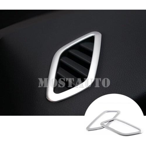 For Benz GLA X156 Stainless Dashboard Side Air Vent Outlet Cover Trim 2013-2018 2pcs Car Accessories Interior Car Decor Car Trim