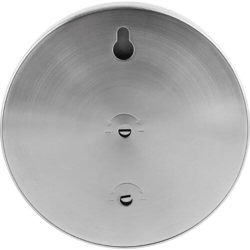 5" Thermometer Hygrometer Wall Hanging Stainless Steel Indoor Outdoor Sauna Room