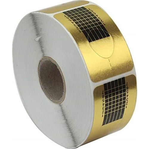 New DIY Acrylic Nail Art Stickers 500PC Molds Guides Stickers Shapes For UV Gel Acrylic Nails Tips Extensions 0808#30