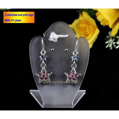 Wholesale Acrylic Jewelry Dislay Mini Earring Holder Pendant Showing Stand Ring Display Easel Necklace Chain L Rack