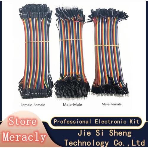 40-120pcs Dupont Line 20CM 40Pin Male to Male + Male to Female and Female to Female Jumper Wire Dupont Cable for Arduino DIY KIT