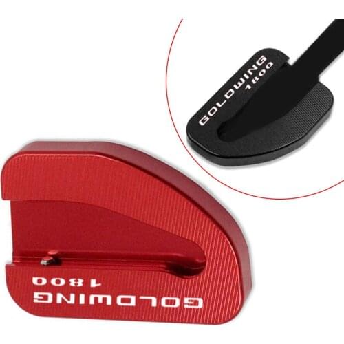 Motorcycle CNC Kickstand Foot Side Stand Extension Pad Support Plate Enlarge Stand For Honda Goldwing 1800 GL1800 F6B 2010-2017