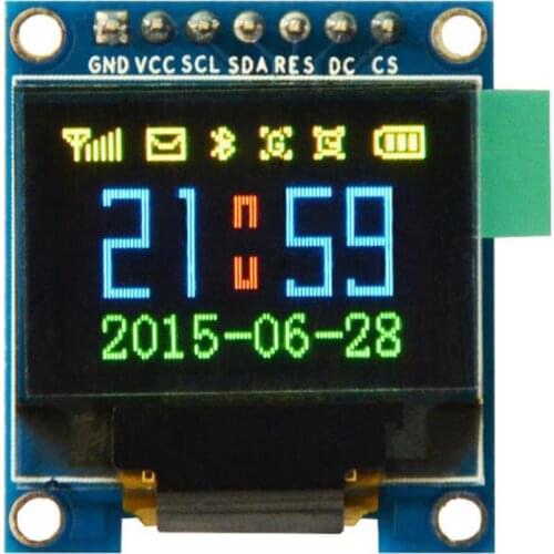 0.95 inch full color OLED Display module with 96x64 Resolution,SPI,Parallel Interface,SSD1331 Controller 7PIN new