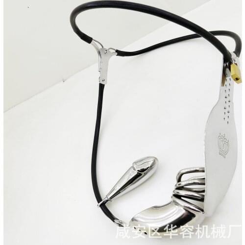 Male Chastity Belt Cock Cage BDSM Bondage Pants Stainless Steel Chastity Device Penis Lock Cb Lock Metal Sex Toys for Men