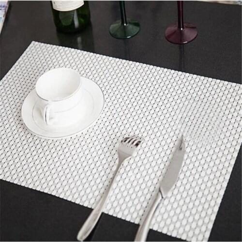 Simple Classic Quality Table Napkin Towels Dining Table Mats Cotton Place Mats Plate Mat Coasters 1pc Home Pad Coaster
