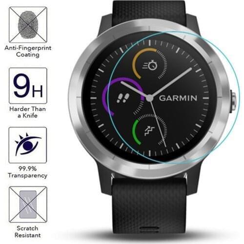 Clear Tempered Glass Protective Film Guard For Garmin Forerunner 645 245 Vivoactive 3 Smart Watch Protector Cover Accessorie