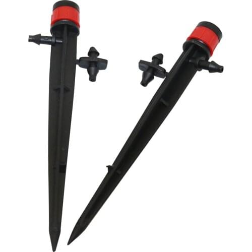 Adjustable Scattering Watering Sprinklers 360 degrees Spike Sprinkler Garden Agriculture Irrigation Dripper 250 Pcs