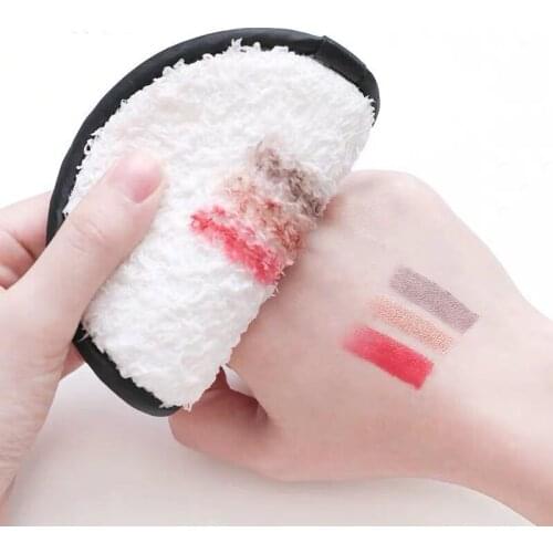 Makeup Remover Microfiber Cloth Pads Reusable Remover Towel Make up Lazy Cleansing Powder Puff Face Cleansing Cleaner Plush Puff