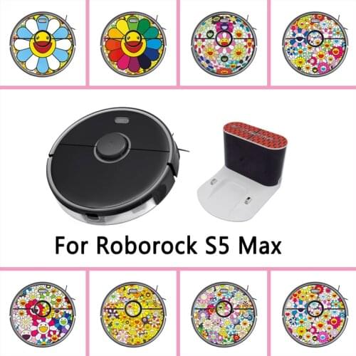 Provide Customized Custom Vinyl Universe Sticker for Roborock S5 MAX Robot Robotic Vacuum Cleaner Skin Spare Parts Accessories