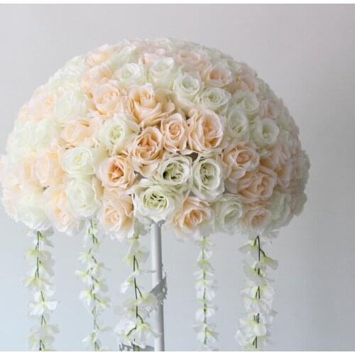 SPR NEW!!Free shipping!wedding centerpiece,wedding table decoration flowers, Road lead flower balls,(only the flowers)