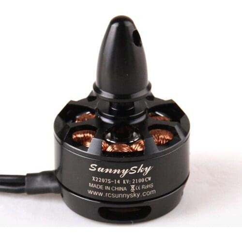 2pcs/lot 100% Original SUNNYSKY X2207S 2100KV Outrunner Brushless Motor 1x CW/ 1xCCW Combo for RC Quadcopter Multicopter