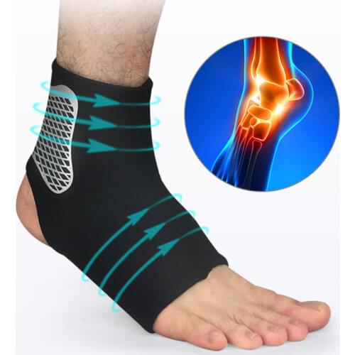 2021 Ankle Support Brace Elastic Ankle Brace Protector Foot Bandage Running Sport Fitness Guard Band Anti Sprain Ankle Protector