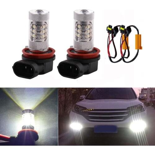 2x H8 H11 HB4 9006 Canbus No Error Super Bright 1200LM LED Bulbs Car Fog Lights Driving Tail Lamp Car Light Source parking White