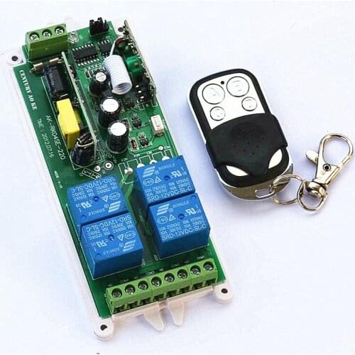 AC 85V-265V 110V 220V 230V 4 Channel 4CH RF Wireless Remote Control Switch System Receiver + Transmitter, 315 / 433