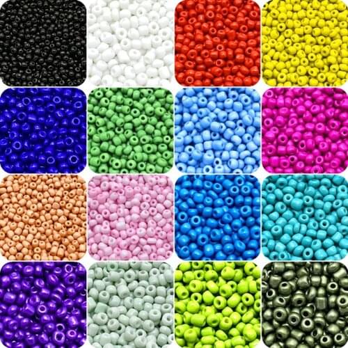 1000Pcs 2/3/4mm Charm Czech Glass Seed Beads DIY Bracelet Necklace Beads For Jewelry Making DIY Earring Necklace Accessories