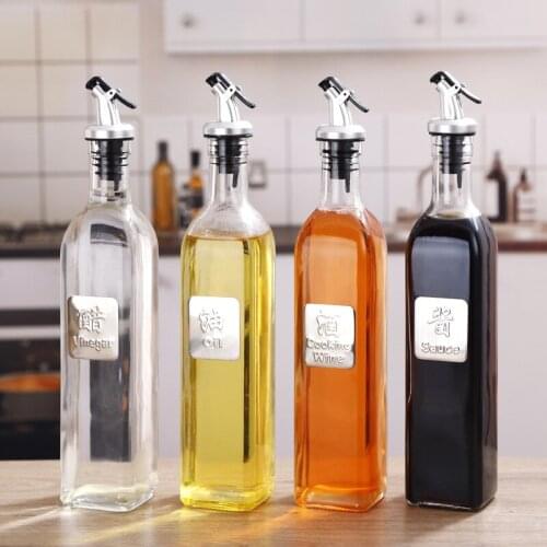 Household oil control bottle, sealed oil can, soy sauce, vinegar, bottled capacity 250ml, kitchen seasoning tool