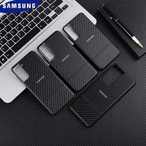 Samsung Galaxy S21 Ultra Carbon Fiber Phone Case Shockproof Protective Shell Bag For Note 20 Ultra S20FE S21FE S20 S21 Plus S20