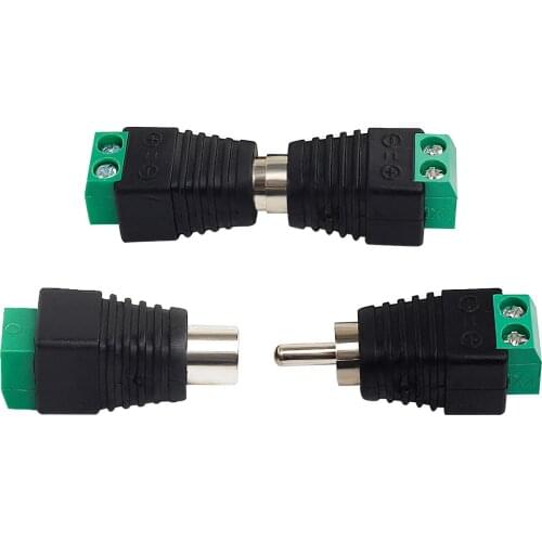For DC connector jack socket, male and female LED adapter, used to monitor CCTV power conversion LED bar light connection