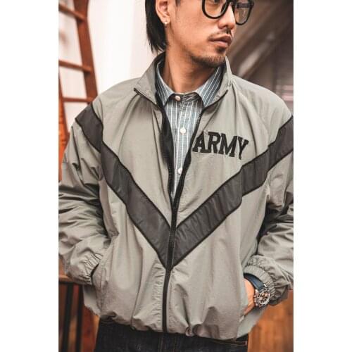 IPFU-0001 Big US Size Nylon Training Coat Loose fitting IPFU Jacket