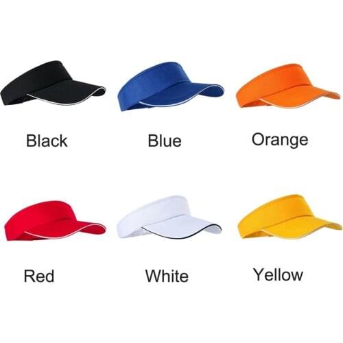 Tennis Cap Solid Color Polyester Cotton Sunshade Breathable Tennis Hat Sportswear Accessories