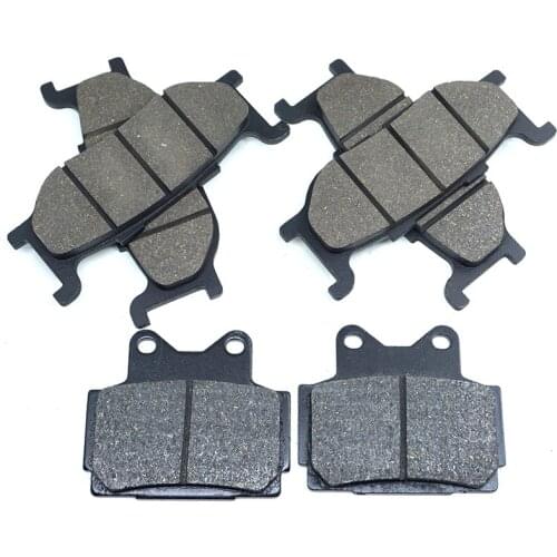 For Yamaha XJ600 Diversion 1991-1997 XJ600S 1992-1997 XJ600N 1995-1997 XJ 600 S N Front Rear Brake Pads Set Kit