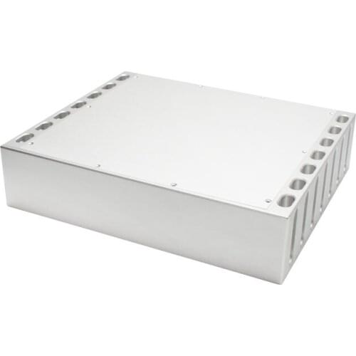 Full aluminum amplifier chassis / Class A amplifier / After class / tube AMP / AMP Enclosure / case / DIY box (430*100*3358mm)
