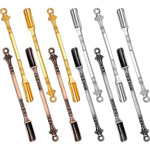 12 Pieces Snuff Spoon Mini Shovel, Tableware Charm, Pendants Necklace Mini Shovel for Filling Vials with Salts, Herbs