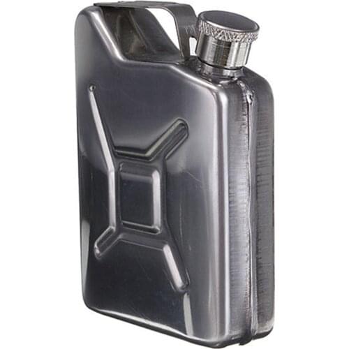 Mini Stainless Steel 5oz Hip Flask Liquor Whiskey Alcohol Fuel Gas Gasoline Can