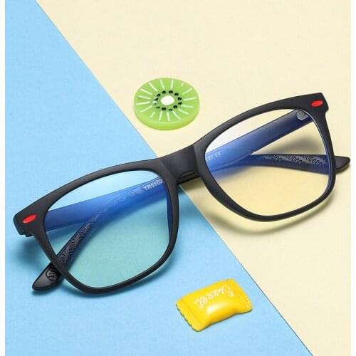 Kids Square Blue Light Glasses Optical Frame Children Boy Girls Computer Transparent Computer Phone protection Eyeglasses Frame