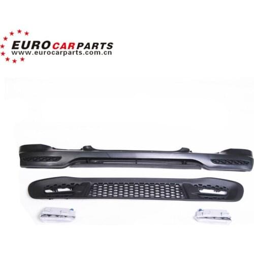 Smat 451 B style PP material front bumper for 451 front spoiler with lip 2009 to 2013