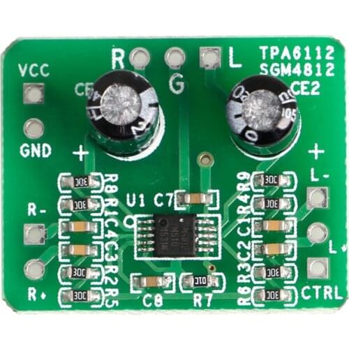 Headphone Amplifier Board SGM 4812 Differential Balanced HIFI Amp Module 150mW