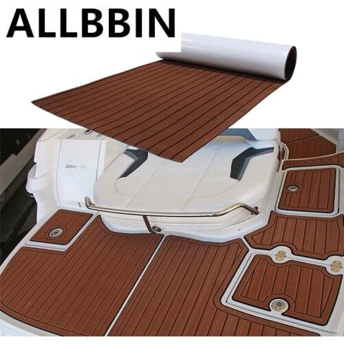 Cruise ship deck imitation teak anti-skid pad motor boat surf paddle board foot pad RV sea fishing boat Boat Flooring Sheet