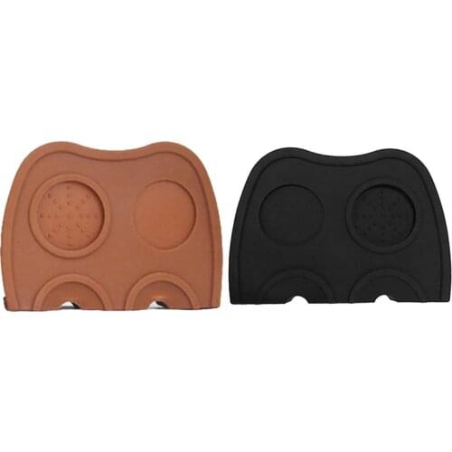 Coffee Tamper Mat Holder Espresso Maker Support Base Non-Slip Flexible Corner Pad Barista Coffee Tea Bar Tool