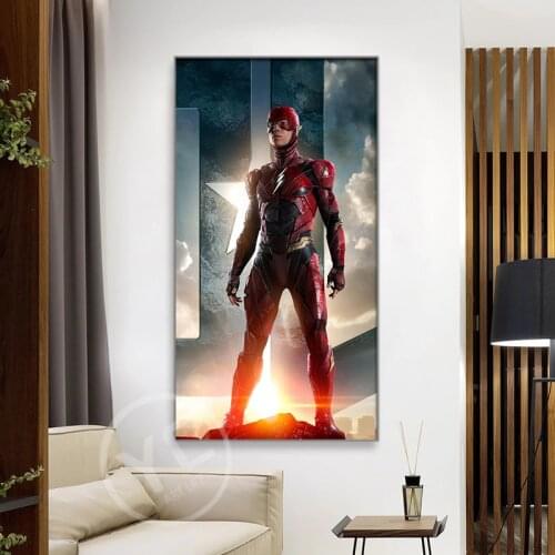 Justice League Movie Poster Wonder Woman Batman Wall Decoration Canvas Print Painting Cuadros for Bedroom Living Room Home Decor