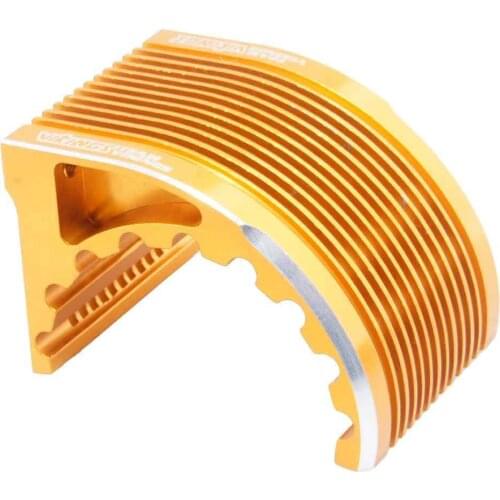 RC Gold Alum Heat Sink For 1/8 Hobbywing Castle leopard Motor 4274 4268 1515