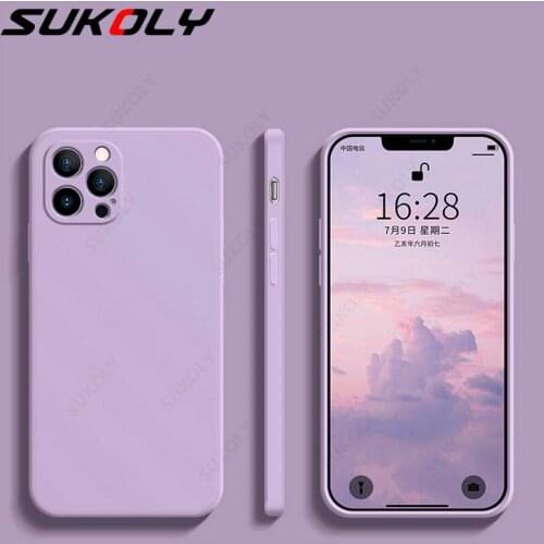 Luxury Liquid Silicone Case For iPhone 11 Pro Max 12 Pro Mini Protector Case For iPhone XS MAX XR X 7 8 6S PLUS SE 2020 Cover