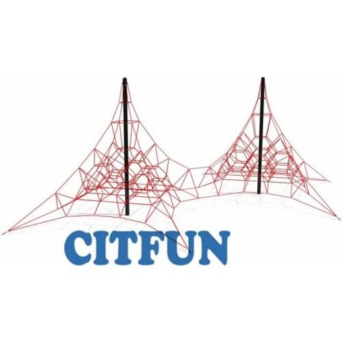 Climbing Rope Net Combination Rope ,Outdoor Playground Web climber, net structure OP18-224C