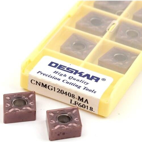 CNMG120404 CNMG120408 Rhombus MA MS MQ HS LF6018 CNC Lathe Stainless Steel Turning Tools Carbide Insert Machining Nonstick Knife