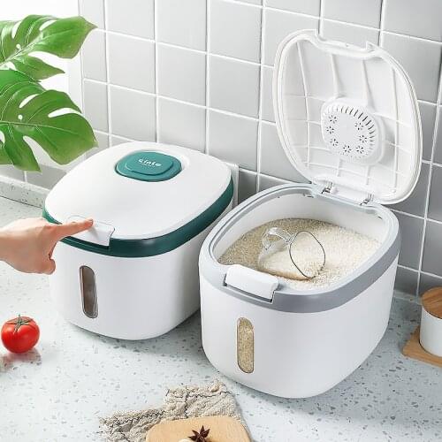 10KG Large Capacity Kitchen Grain Storage Bucket High Quality Insect Proof And Moisture Proof Cat And Dog Food Organizer Box