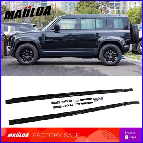 High quality original aluminum alloy screw install black color car rail roof rack luggage rack suitable for Defender 2020